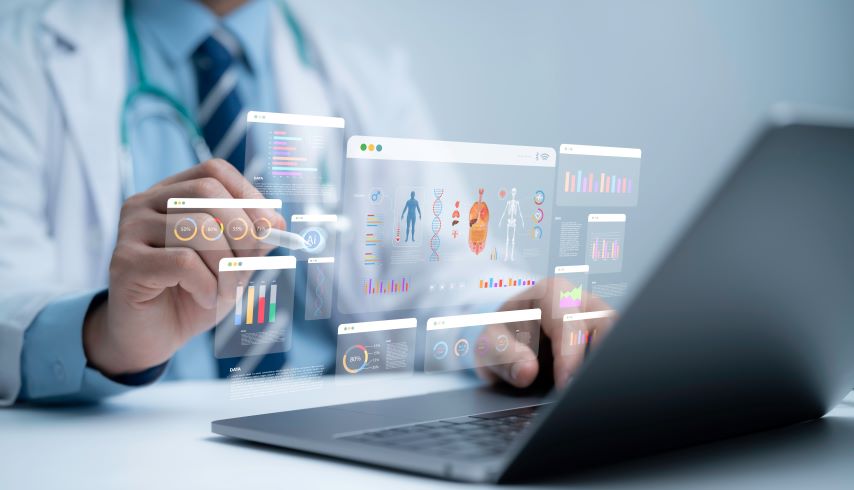 Ein Symbolbild für Künstliche Intelligenz, die beim Weltkrebstag eine Rolle spielt.