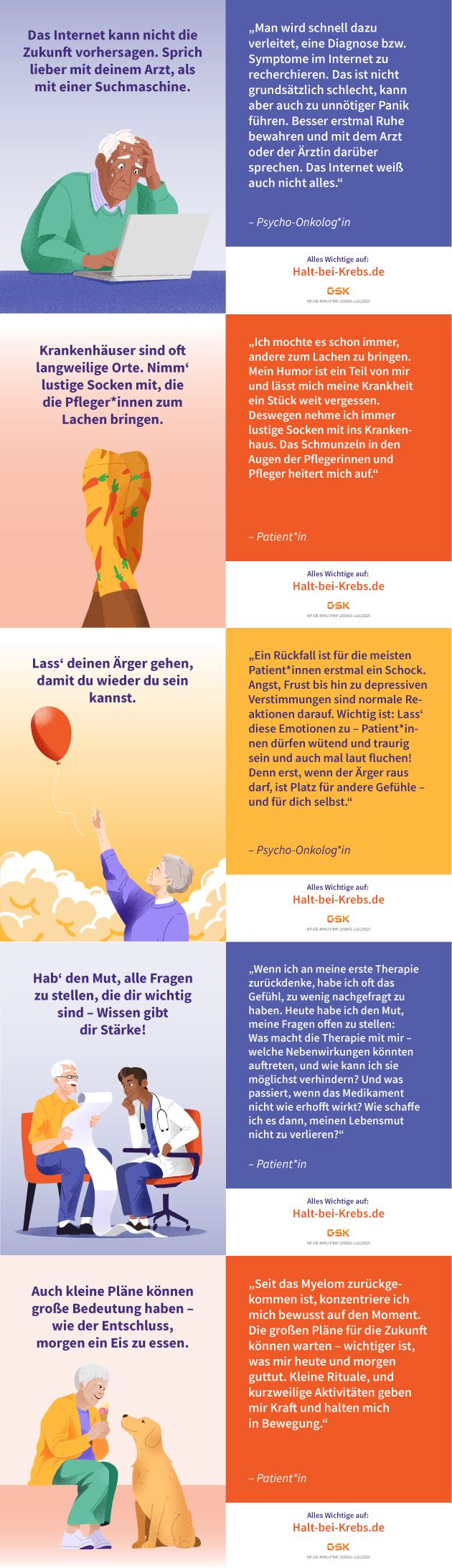 Die Zurück zu Dir-Karten